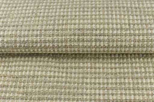 Heavy Weight Wool Linen Blend Cream Wheat Woven Upholstery Fabric Material For Cahir|Heavy Duty Textured Furniture Reupholstery Fabric