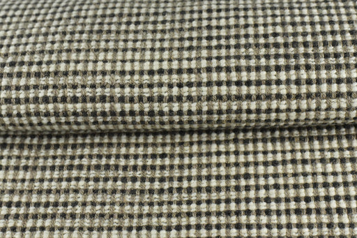 Heavy Weight Wool Linen Blend Black White Grey Woven Upholstery Fabric Material For Cahir|Heavy Duty \Modern Furniture Reupholstery Fabric