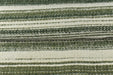 High End Heavy Weight Green and Chartreuse Green Large Stripe Linen Blend Upholstery Fabric For Chair|Vintage Multi-Striped Farmhouse Fabric
