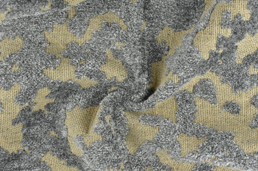 Heavyweight Cotton Linen Blend Plushed Texture Abstract Geometric Upholstery Fabric For Chair Cushion|Modern Furniture Reupholstery Fabric