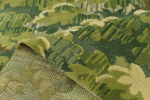 Heavy Wight Cotton Linen Blend Green Floral Raised Cut Vevet Upholstery Fabric For Chair|Heavy Duty Mystery Forest Green Red Decor Fabric