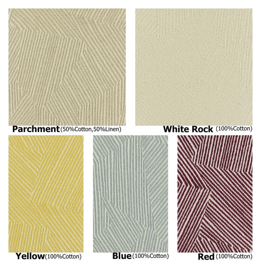 Heavyweight Pure Cotton/Linen Blend Vintage Yellow Abstract Crosshatch Upholsetry Fabric For Chair|Skin Friendly Kids Room Decor Fabric