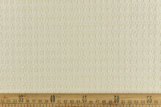 Heavy Weight Ivory Cream Small Goemetric Woven Textured Cotton Blend Upholstery Fabric For Chair Curtain|Vintage Farmhouse Home Decor Fabric
