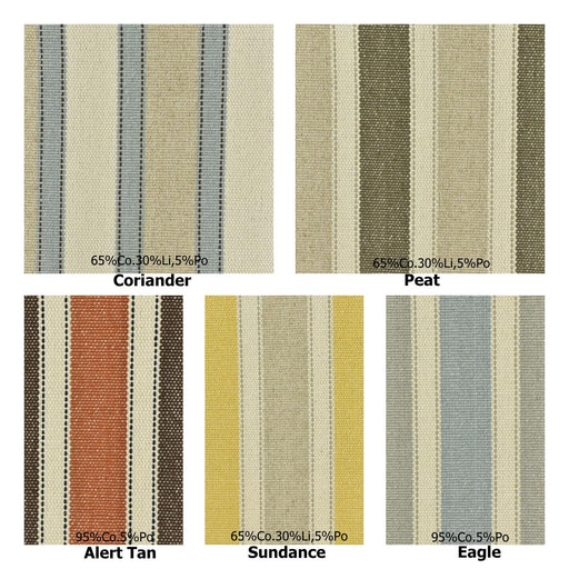 Heavy Weight Orange Brown Primitive Boho Wider Striped Cotton Linen Blend Upholsetry Fabric For Chair|Vintage Blue/Yellow Farmhosue Fabric