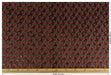 Heavy Weight Red Bronze Olive Geometric Raised Cut Velvet Upholstery Fabric For Chair|Smooth Touch Viscose Blend High End Furniture Fabric