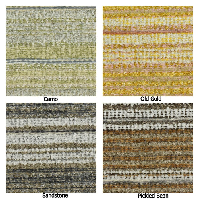 Vintage Heavy Wool Linen Cotton Blend Multi-Colored Striped Upholstery Fabric|Soft Furniture Fabric For Couch Chair Cushion Drapery 74"W