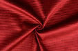 Clearance Sale!Heavy Weight Red Small Check Geometric Cut Velvet Upholstery Fabric For Chair|Luxury Shiny Velvet Fabric For Curtain Pillow