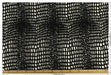 Heavy Weight Black Abstract Vintage Crocodile Skin Raised Cut Velvet For Chair|Heavy Duty Geometric Jacquard Thick Velvet Furniture Fabric