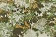 Heavy Weight Vintage Green Floral Jacquard Upholstery Fabric For Chair|Mid Century Modern Tapestry Fabric|Botanical Fabric for Headboard