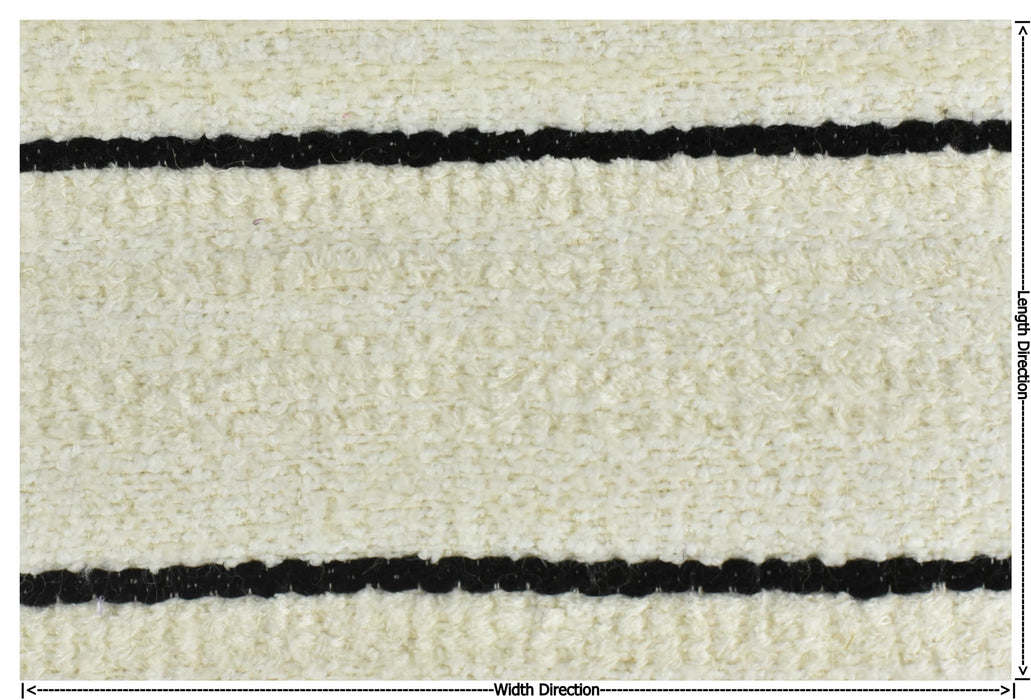 Vintage Heavy Wool Linen Cotton Blend Multi-Colored Striped Upholstery Fabric|Soft Furniture Fabric For Couch Chair Cushion Drapery 74"W