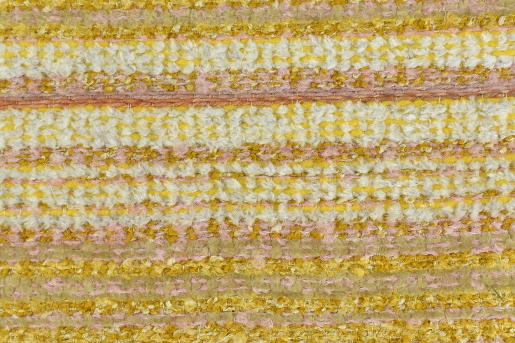 Vintage Heavy Wool Linen Cotton Blend Multi-Colored Striped Upholstery Fabric|Soft Furniture Fabric For Couch Chair Cushion Drapery 74"W