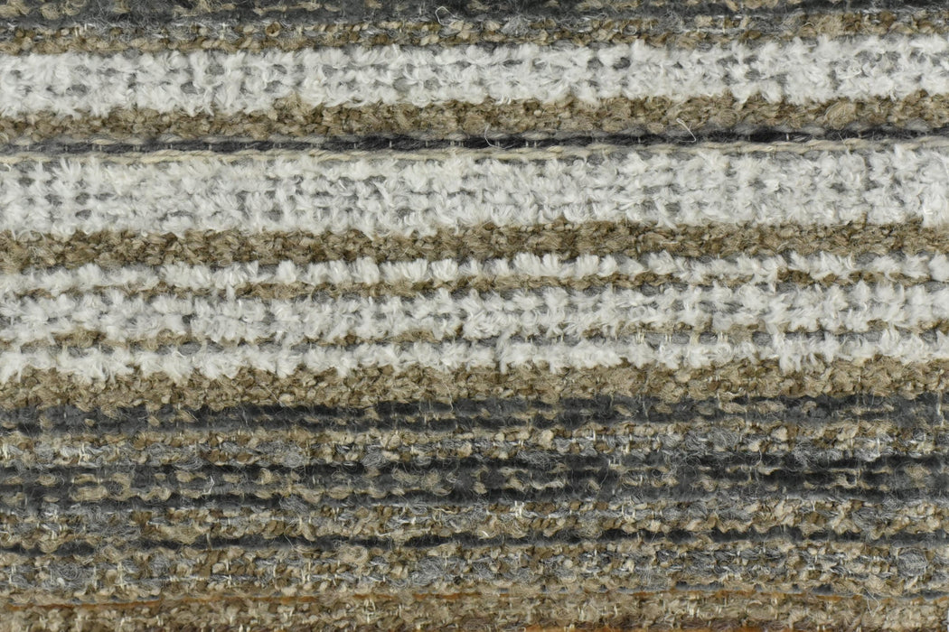 Vintage Heavy Wool Linen Cotton Blend Multi-Colored Striped Upholstery Fabric|Soft Furniture Fabric For Couch Chair Cushion Drapery 74"W