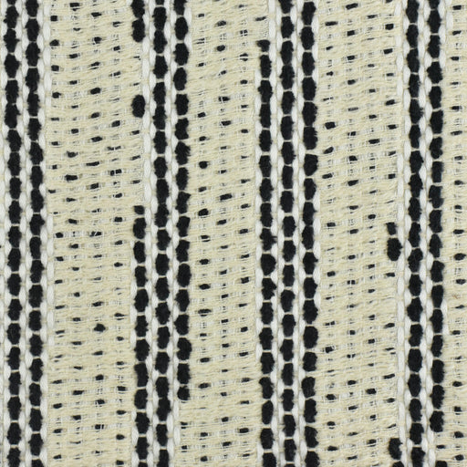 Vintage Heavy Black White Ivory Cotton Blend Striped Upholstery Fabric For Chair|Soft Furniture Fabric For Couch Cushion Drapery Bed Throw