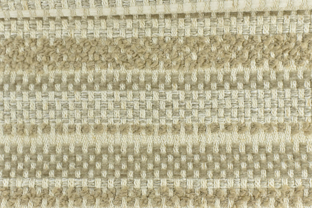 Designer High End Extra Heavy Weight Linen Blend Olive Green Striped Upholstery Fabric For Chair|Heavy Duty Rust Brown Textured Sofa Fabric