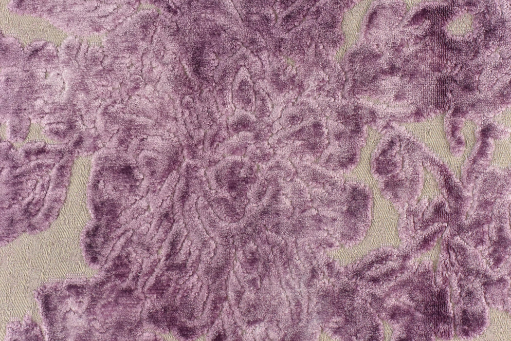 Designer High End Light Pink Abstract Floral Raised Cut Velvet Home Decor Fabric For Chair Drapery Garment|High Quality Velvet Fabric