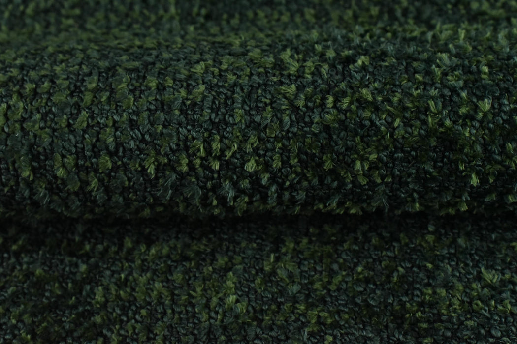 Heavy Weight Vintage Green Wool Blend Upholstery Fabric|Extra Soft Plushed Textured Fabric For Chair Couch|Luxury Furniture Fabric For Sofa