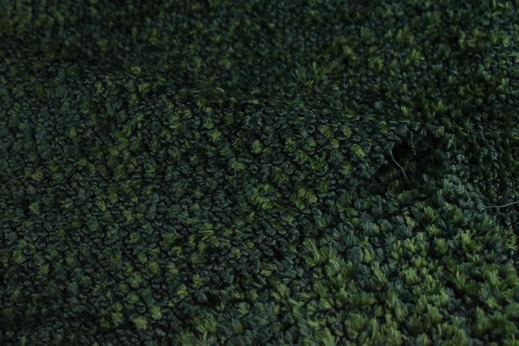 Heavy Weight Vintage Green Wool Blend Upholstery Fabric|Extra Soft Plushed Textured Fabric For Chair Couch|Luxury Furniture Fabric For Sofa
