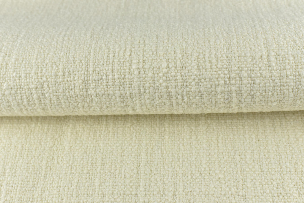 Extra Heavy Weight Cream White Upholstery Fabric|Wool Linen Cotton Blend|Sofa Reupholstery Fabric| Minimalist Decor|Thick Durable Fabric
