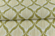 Heavy Weight Green Ikat Lattice Geometric Upholstery Fabric|Vintage Ethnic Style Furniture Fabric|Boho Tribal Pattern for Chairs, Pillows