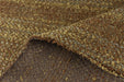 Upmarket Heavy Weight Wool Linen Cotton Blend Upholstery Fabric|Rustic Textured Weave for Chair and Sofa|Brown Mustard Yellow Chunky Fabric