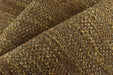 Upmarket Heavy Weight Wool Linen Cotton Blend Upholstery Fabric|Rustic Textured Weave for Chair and Sofa|Brown Mustard Yellow Chunky Fabric