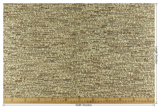 Luxury Heavy Weight Wool Cotton Blend Boucle Upholsetry Fabric in Reddish-Brown Beige|Vintage Textured and Durable Fabric for Sofa Chair