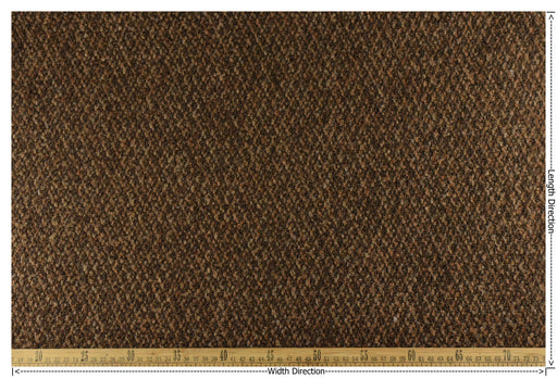 Luxury Heavy Weight Wool Linen Cotton Blend Reddish Brown Upholsetry Fabric|Vinatge Skin-Friendly Textured Rustic Upholstery for Chair