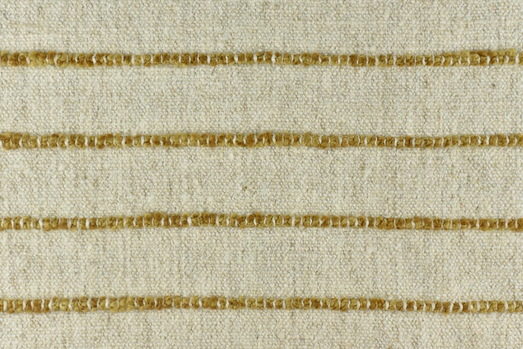 Extra Heavyweight Cotton Linen Blend Yellow Striped Upholstery Fabric For Chair|Chunky Raised Strip Fabric|Durable Furniture Fabric For Sofa