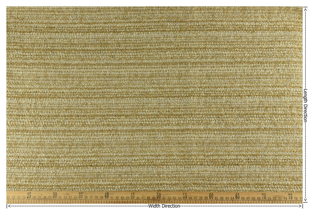 Designer High End Heavy Weight Wool Linen Blend Boucle Upholstery Fabric|Rustic Textured Fabric For Chair Sofa|Yellow Cream Chunky Fabric