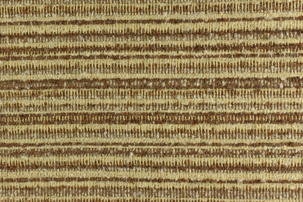 Designer High End Heavy Weight Cotton Blend Striped Boucle Upholstery Fabric|Textured Fabric For Chair Sofa|Brown Yellow Chunky Fabric