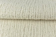 Designer Luxury Plushed Textured 100% Pure Cotton Cream White Striped Upholstery Fabric For Chair|Heavy Weight Soft Natural Fabric For Sofa