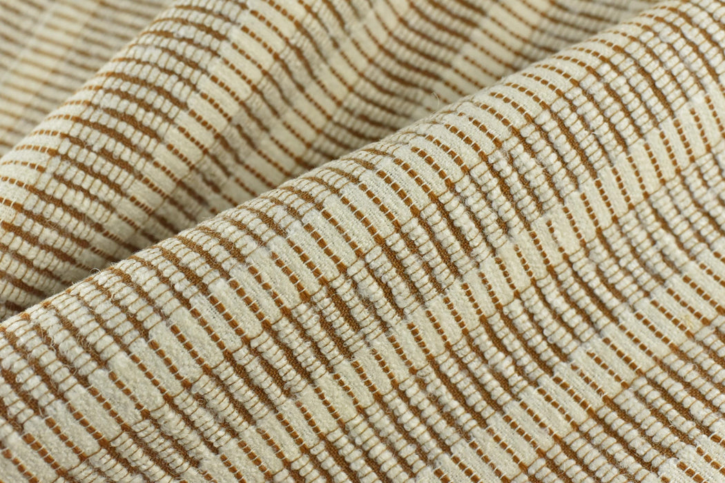 Designer Striped Geometric Textured Wool Cotton Linen Blend Upholstery Fabric For Chair Wall Covering|Fabric For Chair Seat Cushion Pillow