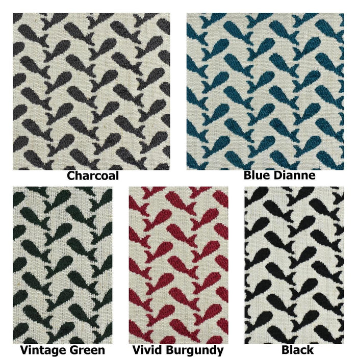 Heavy Weight Black White Linen Blend Geometric Jacquard Upholstery Fabric For Chair|Green/Orange/Red Patterned Furniture Fabric