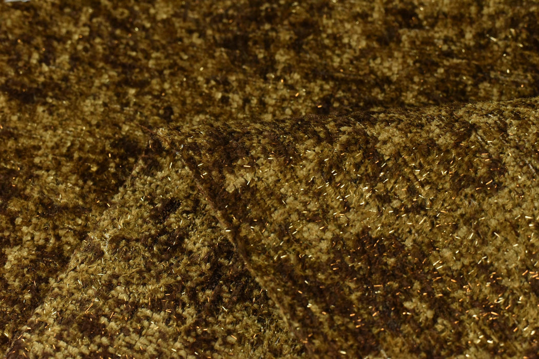 Heavy Weight Plushed and Shiny Gold Upholstery Fabric For Chair|Heavy Duty Luxury Furniture Fabric|Designer Texture for Sofa Headboard