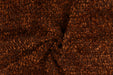 Heavy Weight Rust Brown Wool Blend Upholstery Fabric|Extra Soft Plushed Textured Fabric For Chair Couch|Luxury Furniture Fabric For Sofa