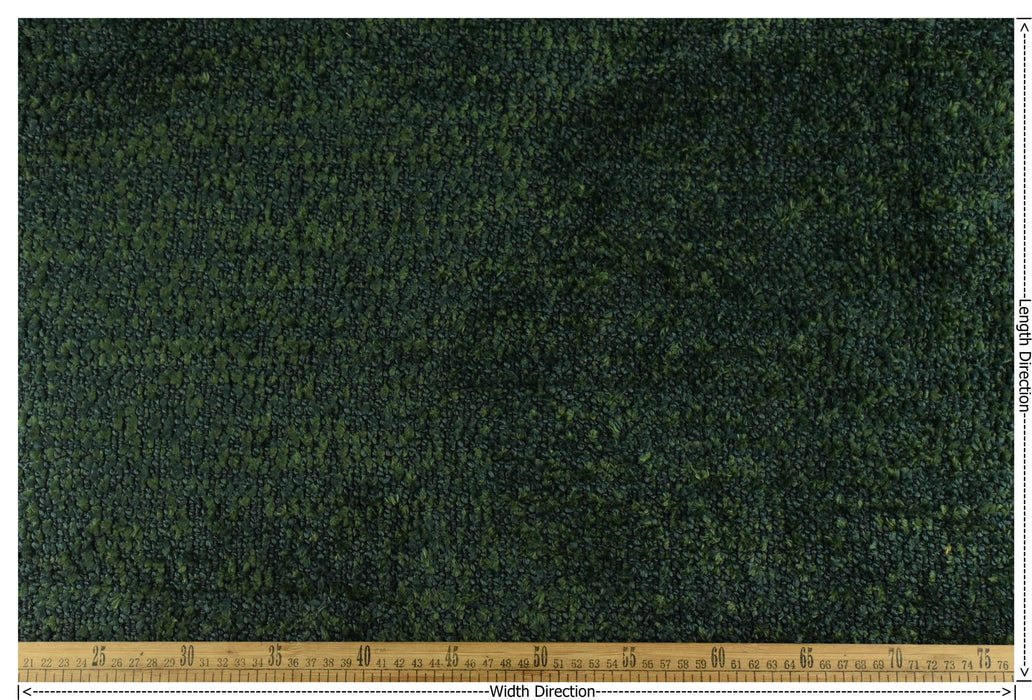 Heavy Weight Vintage Green Wool Blend Upholstery Fabric|Extra Soft Plushed Textured Fabric For Chair Couch|Luxury Furniture Fabric For Sofa