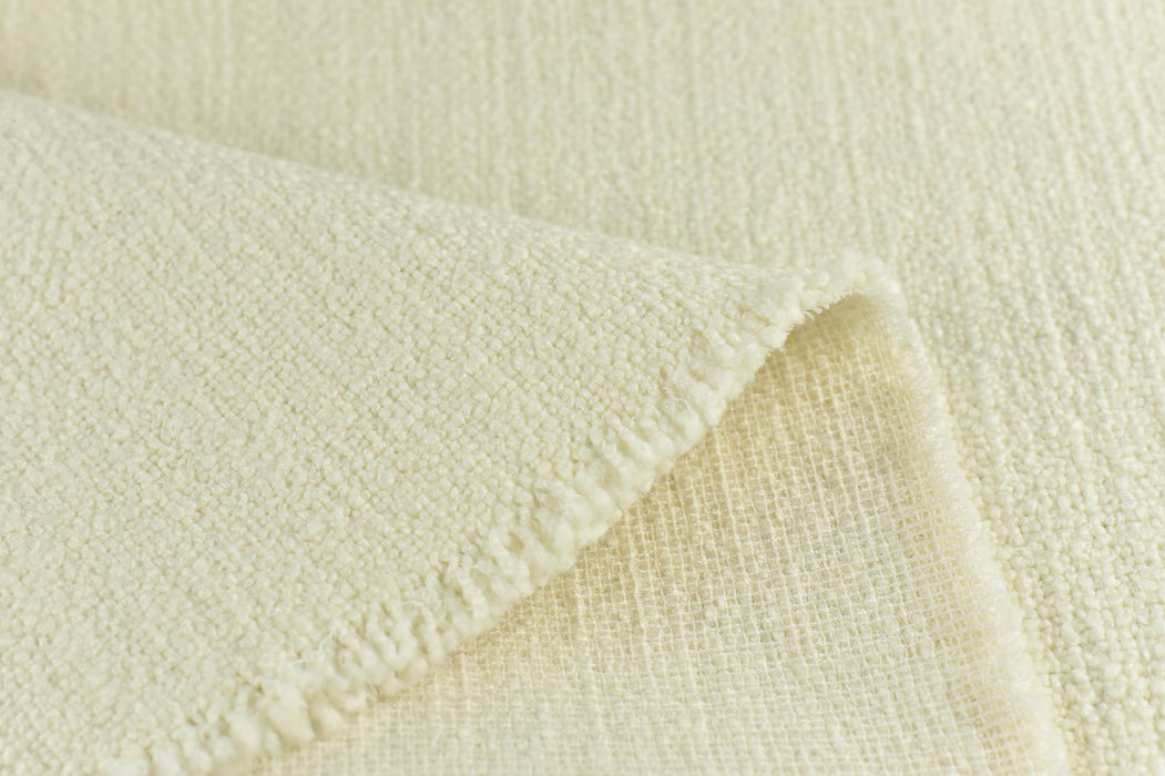 Extra Heavy Weight Cream White Upholstery Fabric|Wool Linen Cotton Blend|Sofa Reupholstery Fabric| Minimalist Decor|Thick Durable Fabric
