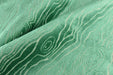Heavy Weight Teal Green Wood Bark Textured Abstract Geometric Raised Cut Velvet Upholsetry Fabric For Chair Couch