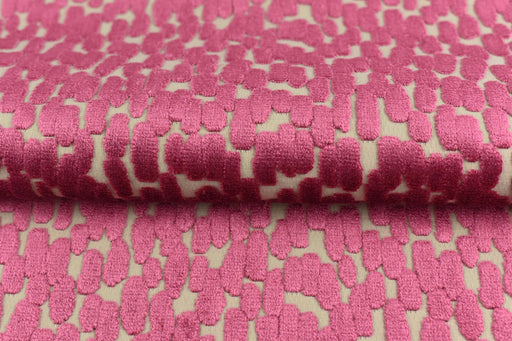Heavy Weight Abstract Geometric Textured Raised Cut Velvet Upholsetry Fabric For Chair|Luxury Jacquard Velvet Furniture Fabric For Ottoman