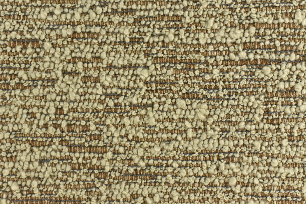 Luxury Heavy Weight Wool Cotton Blend Boucle Upholsetry Fabric in Reddish-Brown Beige|Vintage Textured and Durable Fabric for Sofa Chair