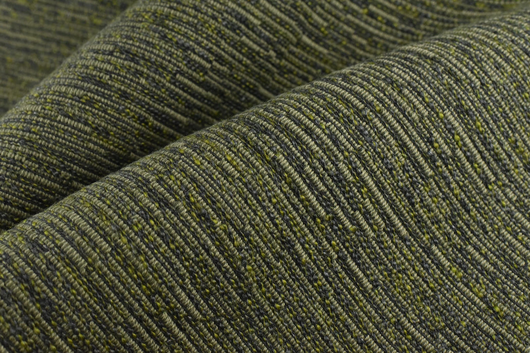 Heavy Weight Wool Cotton Blend Chunky Woven Olive Green Upholstery Fabric For Chair|Charteuse Green Furniture Fabric For Couch Headboard