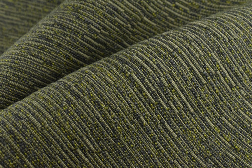 Heavy Weight Wool Cotton Blend Chunky Woven Olive Green Upholstery Fabric For Chair|Charteuse Green Furniture Fabric For Couch Headboard