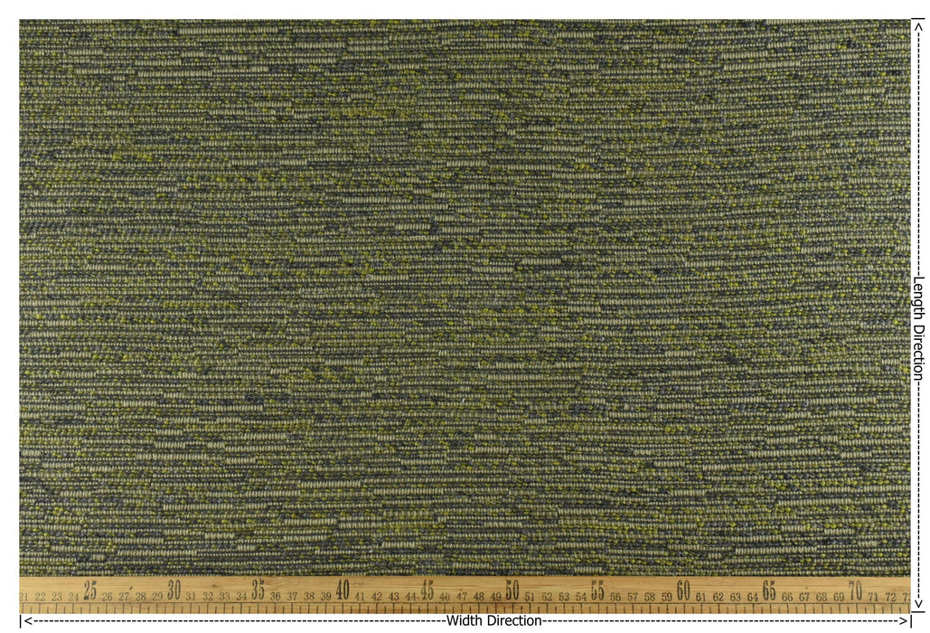 Heavy Weight Wool Cotton Blend Chunky Woven Olive Green Upholstery Fabric For Chair|Charteuse Green Furniture Fabric For Couch Headboard