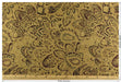 Heavy Weight Floral Jacquard Chenille Upholstery Fabric|Gold Brown Dark Red Vintage Large Pattern|Rustic Furniture Fabric for Chair Couch