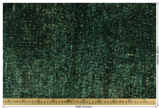Heavyweight Emerald Green Gold Geometric Cut Velvet Upholstery Fabric|Funky Fabric For Furniture Chairs|Soft Fabric For Drapery Curtain