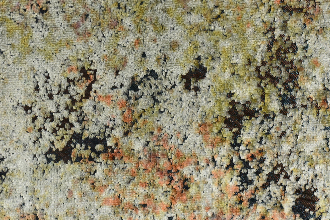 Designer Heavy Weight Multi-Colored Plushed Textured Abstract Jacquard Velvet Upholstery Fabric|Luxury Cut Velvet Fabric For Chair Couch