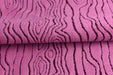 Heavy Weight Purplish Red Wood Bark Textured Abstract Geometric Raised Cut Velvet Upholsetry Fabric For Chair Couch