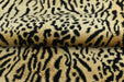 Heavy Weight Gold Black Exotic Tiger Skin Cut Velvet Upholstery Fabric For Chair|Wild Animal Abstract Geometric Furniture Upholstery Fabric