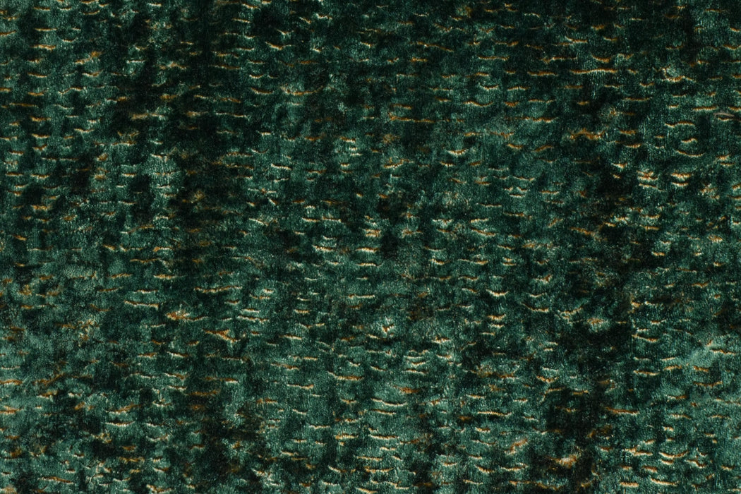 Heavyweight Emerald Green Gold Geometric Cut Velvet Upholstery Fabric|Funky Fabric For Furniture Chairs|Soft Fabric For Drapery Curtain