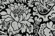 Heavy Weight Black and White Floral Cut Velvet Upholstery Fabric|Luxury Reupholstery Fabric For Chair, Sofa, and Pillow Fabric